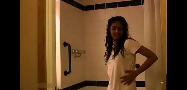  Indian College Girl Divya Taking Shower Fingering Her Virgin Pussy